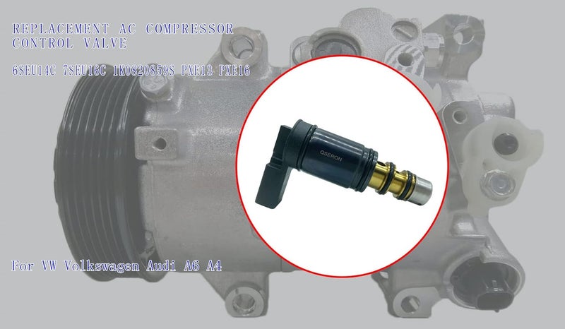 QSERON AC Compressor Control Solenoid Valve for Audi A4 A6 Volkswagen 6SEU14C 7SEU16C 1K0820859S PXE13 PXE16 - Image 4